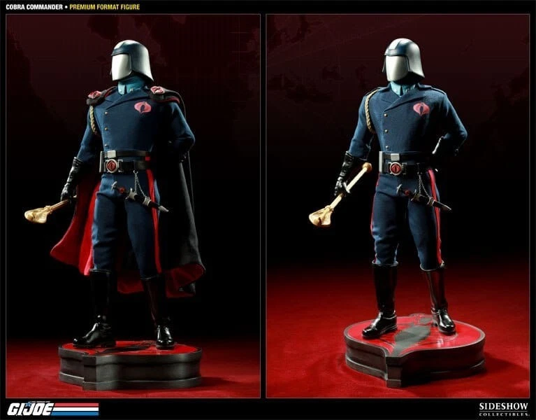G.I. Figura JOE Cobra Commander Formato Premium Exclusiva Sideshow 2012 RARA Foto 4 de 4