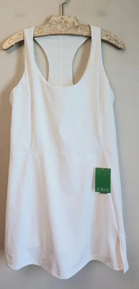 J Crew M Nwt Active Tennis Skirt White Dress Foto 2 de 4