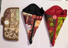 Handstitched Scissor Holder's and Steel Skillet Holder       