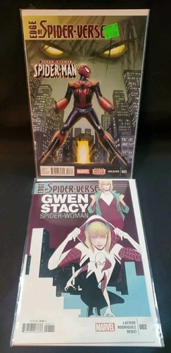 Lot EDGE OF SPIDER-VERSE GWEN STACY SPIDER-WOMAN Spider-Man MARVEL Comics 11QQ