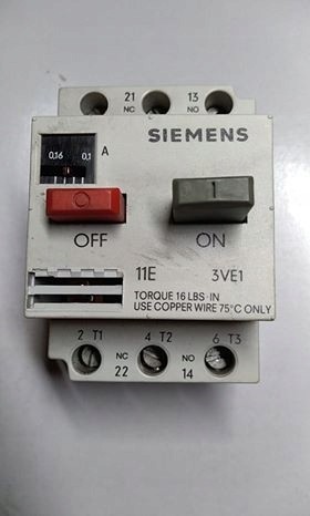 SIEMENS 3VE1010-2B Motorschutzschalter 0,1-0,16A - Bild 1 von 2