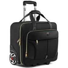 Rolling Laptop Bag, 15.6 inch Rolling Briefcase for Men  Women,Laptop Briefc...