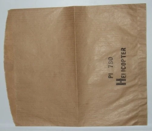 UNUSED Old 1950's Marx HELICOPTER Bag For Playsets