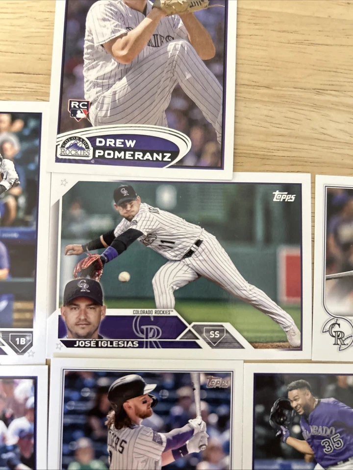 科罗拉多落基山脉棒球卡收藏(10张卡) — 第 4/4 张图片