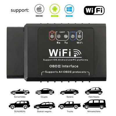 WIFI OBD2 Scanner Code Reader Automotive Diagnostic Tool Car OBDII ELM 327