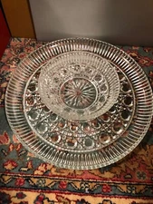 Presentations Crystal 2 Piece Chip and Dip Set 