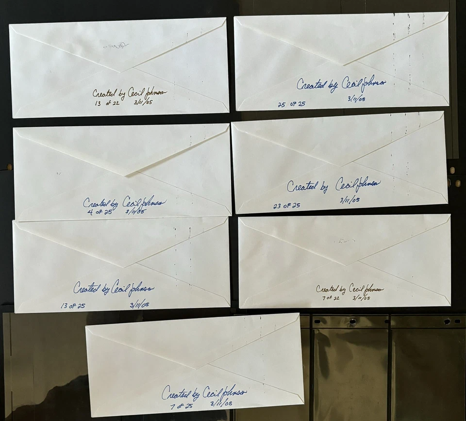 63015 2005 Set Of 7 Cover Limited signature? of Designer? Flint Michigan 50th - Image 2 of 4