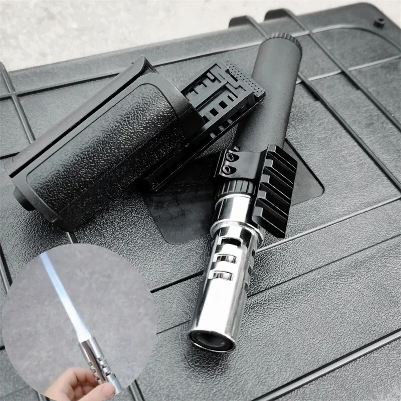 EDC Tactical Outdoor Windproof Small Light Saber Butane Turbine Torch Lighter