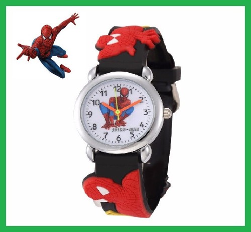 Orologio da polso analogico SPIDERMAN MARVEL UOMO RAGNO SPORT REGALO  BAMBINO | eBay