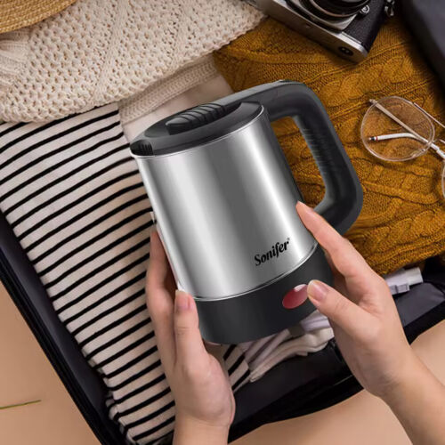 0.5L Mini Electric Kettle Tea Coffee Stainless Steel 600W Portable Travel Water - Picture 5 of 7