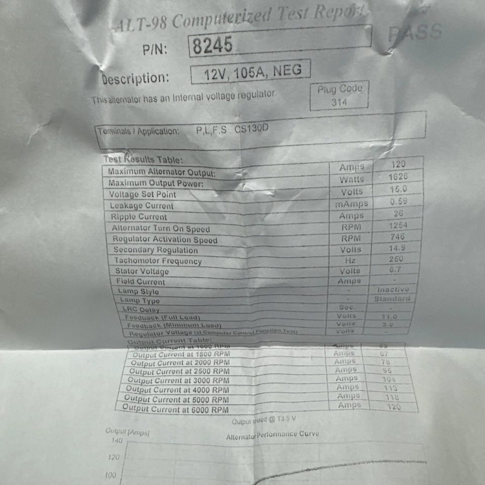 Alternador para Buick Lesabre 3,8 L 2000-2004; 400-12150 Foto 4 de 4