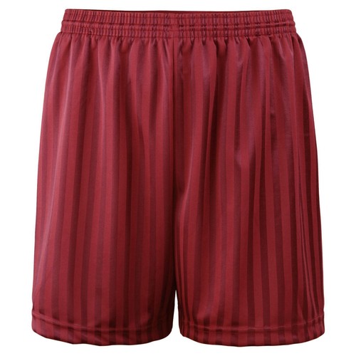 Pantaloncini calcio unisex ragazzo ragazza bambini scuola sport righe ombra pe - Foto 7 di 10