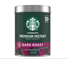 Starbucks Premium Dark Roast Instant Coffee, 3.17 oz