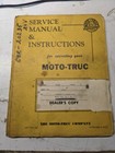 Moto-Truc Service Repair Manual Parts List Shop Book Forklift Truck Cbr-D 20235