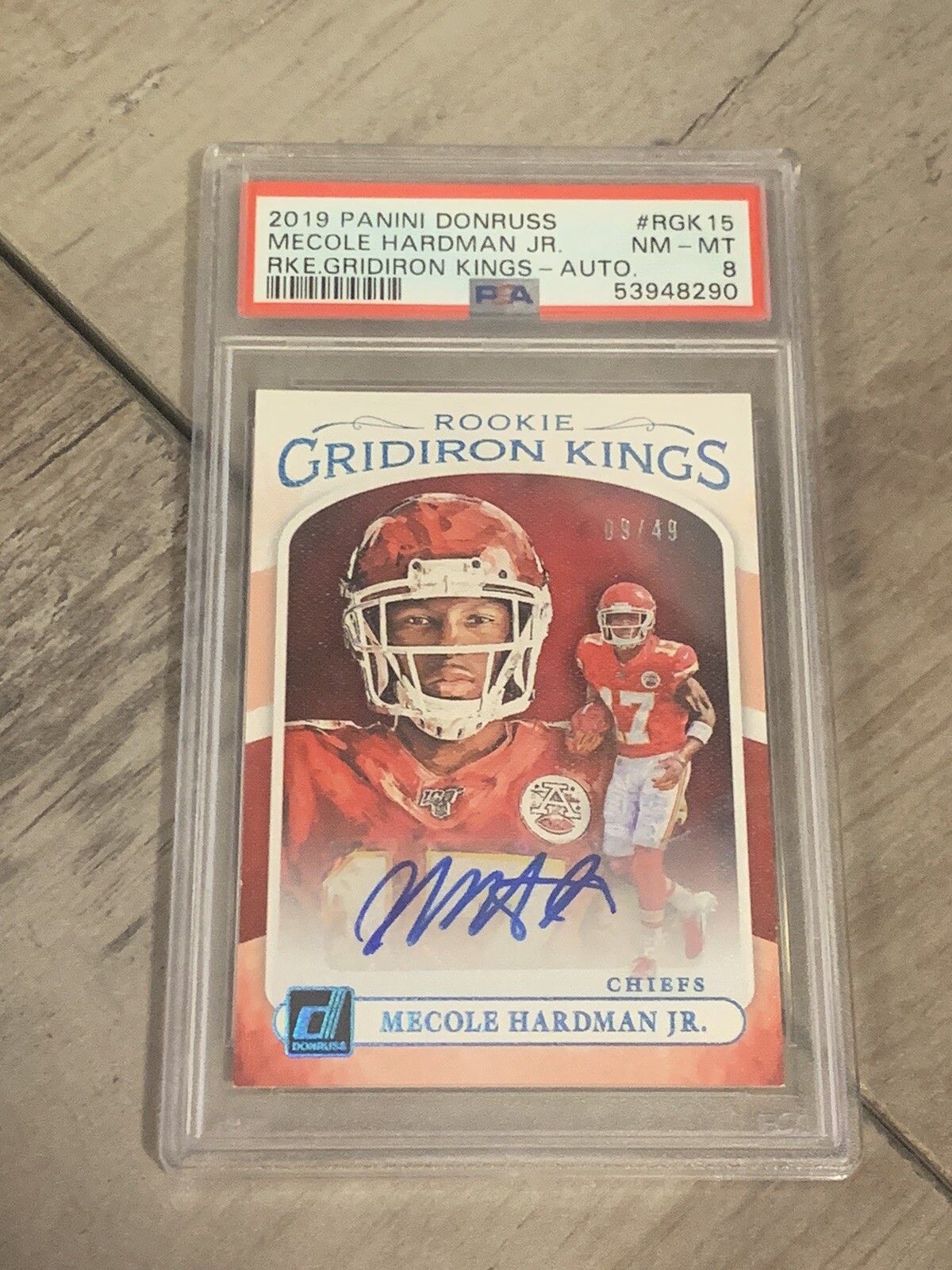 Mecole Hardman Panini Donruss Rookie Gridiron Kings #RGK15 Base