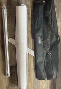 33.5"x80",Heavy-Duty Standard Retractable Roll Up Banner Trade Show Stand