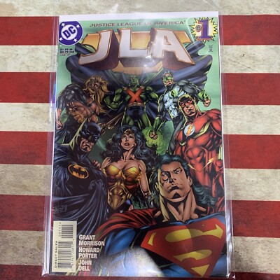 JLA #1 (DC Comics January 1997) - BAGGED AND BOARDED - CAN COMBINE SHIPPING