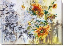 Bead embroidery kit Awakening needlework kit Art canvas beadwork pattern