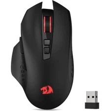 Redragon Gainer RED-M656-R1BK Wireless Gaming Mouse, 4000 DPI 2.4Ghz Gamer