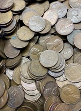 WHEAT CENT ROLLS 1909-1958  50 COINS PER ROLL