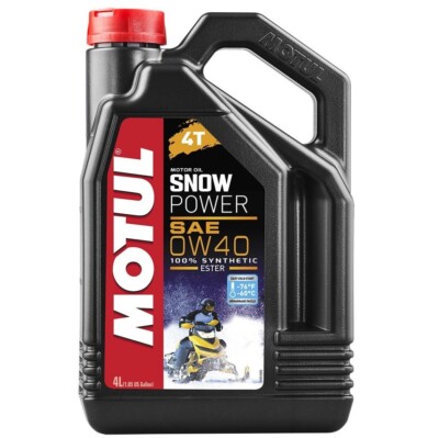 Motul Snowpower SAE 0W-40 4T Motor Oil 4 Stroke 4 Liters 105892
