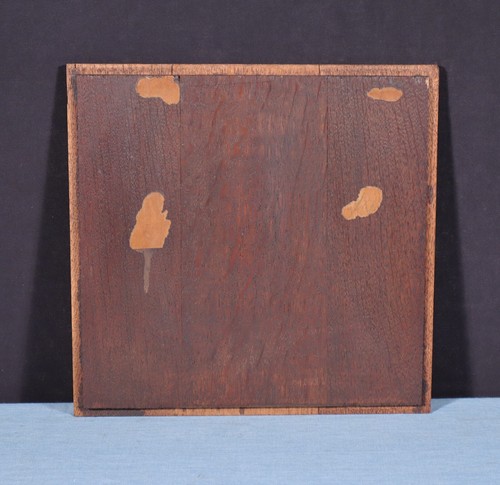 Antique French Solid Oak Highly Carved Panel with Portrait Carving Late 1800's - Picture 8 of 9