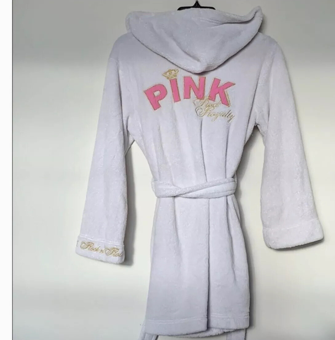 VICTORIA’S SECRET PINK ROCK ROYALTY PLUSH BATHROBE EX… Gem