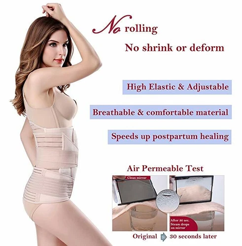 C-Section After Birth Corset Back Support Body Shapers Postparrtum Recovery Belt - Picture 11 of 21