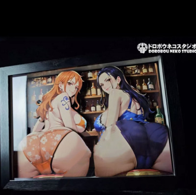 Dorobou Neko Studio One Piece Nami Robin 3D Decoration Painting In Stock Anime