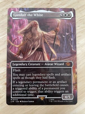 MTG Gandalf the White #0442 Borderless Regular LTR Mythic NM/M | eBay