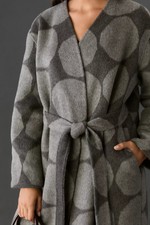 Marimekko Elfa Kivet Wool Coat Small New With Tags