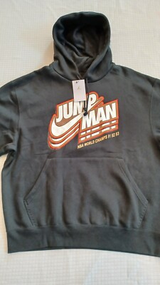NEW MEN'S NIKE AIR JORDAN JUMPMAN FLEECE SWEATSUIT~BLACK/GOLD~SIZE