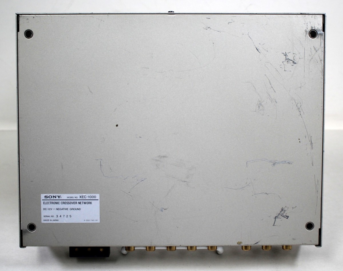 【ジャンク】希少 SONY XEC-1000 クロスオーバーネットワーク Sony XEC-1000 Electronic Crossover Network - Vintage - Made in