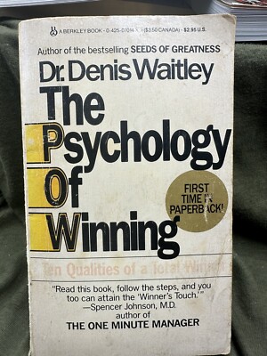 The Psychology Of Winning - 10 Qualities of a Total Winner.  1979/1984 ed