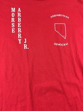 Vintage T Shirt Morse Arberry Jr Assemblyman Democart Navada Size XLarge 1990  s
