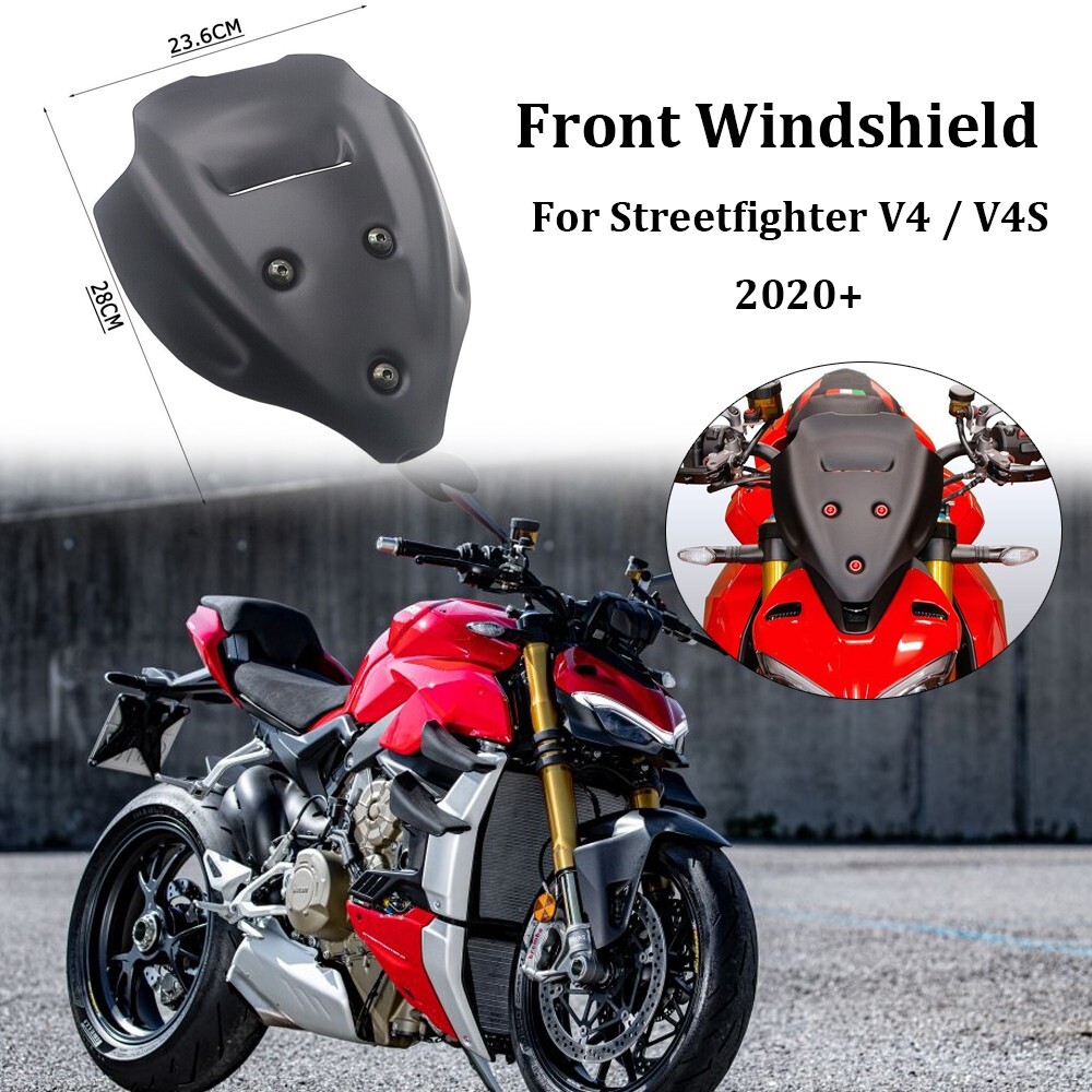 Streetfighter V4S Windshield Windscreen For Ducati Streetfighter