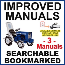 Ford 1700 Tractor Service Repair, Parts, Operator Manual -3- Manuals - USB or DL