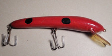 Vintage Wooden Homemade Muskie Pike Lure Bait 6.5" Inch Newt Salamander Mudpuppy