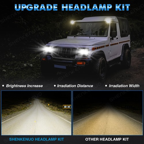 For ford F650 F750 F250/350/450 Super Duty 7inch LED Clear Glass Lens Headlight - Picture 9 of 19