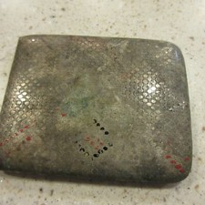 Antique Cigarette Case Money Clip Case Nickel Silver Presto CCC Made in USA