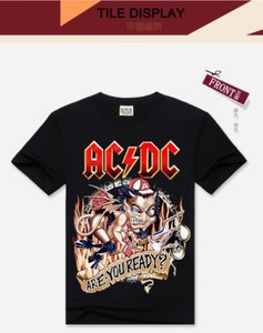 Cartoon Rock Crime Men T Shirts Ac Dc Hip Hop Fashion Heavy Metal T Shirt Ebay