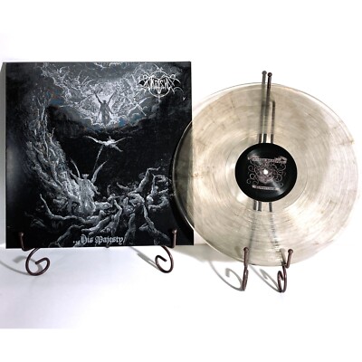 SVARTSYN His Majesty LP Clear Black Marble Vinyl Arckanum Sorhin Dark Funeral