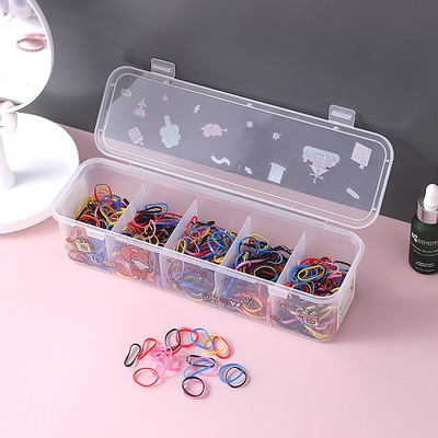 Multifunctional Five Grid Hair Accessories Plastic Storage Box Jewelry Organi-yp