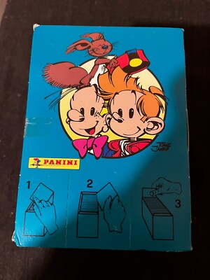 BOX BOX DISPLAY 100 PACKUNGEN PANINI SPIROU BANDE DESSINES DISNEY 1995 SEHR SELTEN