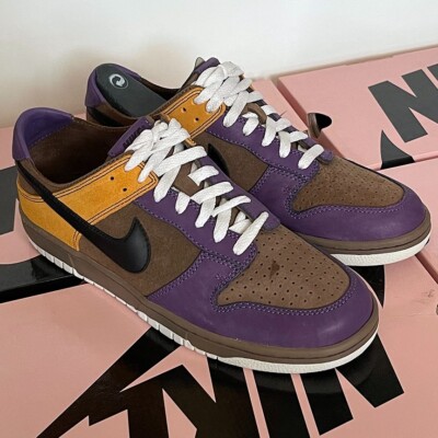 NIKE DUNK LOW NL PALOMINO HYACINTH 9 RETRO OG AIR 2006 purple gold