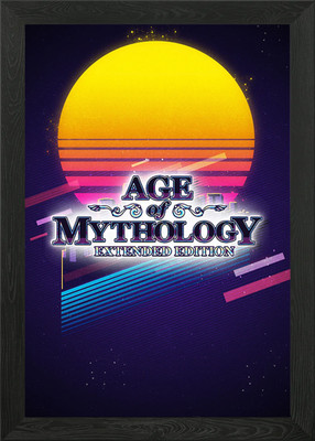 age of mythology extended Framed Wall Art Poster Canvas Print Picture