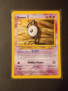 Unown G 27/105 Neo Destiny