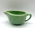 Vintage Bauer Pottery Creamer Chartreuse Green Monterey Moderne 6” Made In USA