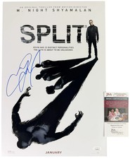 James McAvoy signed 12x18 Poster Dennis / Patricia / Hedwig JSA Authentication
