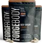 FORGEBODY Beef Organ Complex 60 Capsules – Grass Fed Beef Organ Supplement